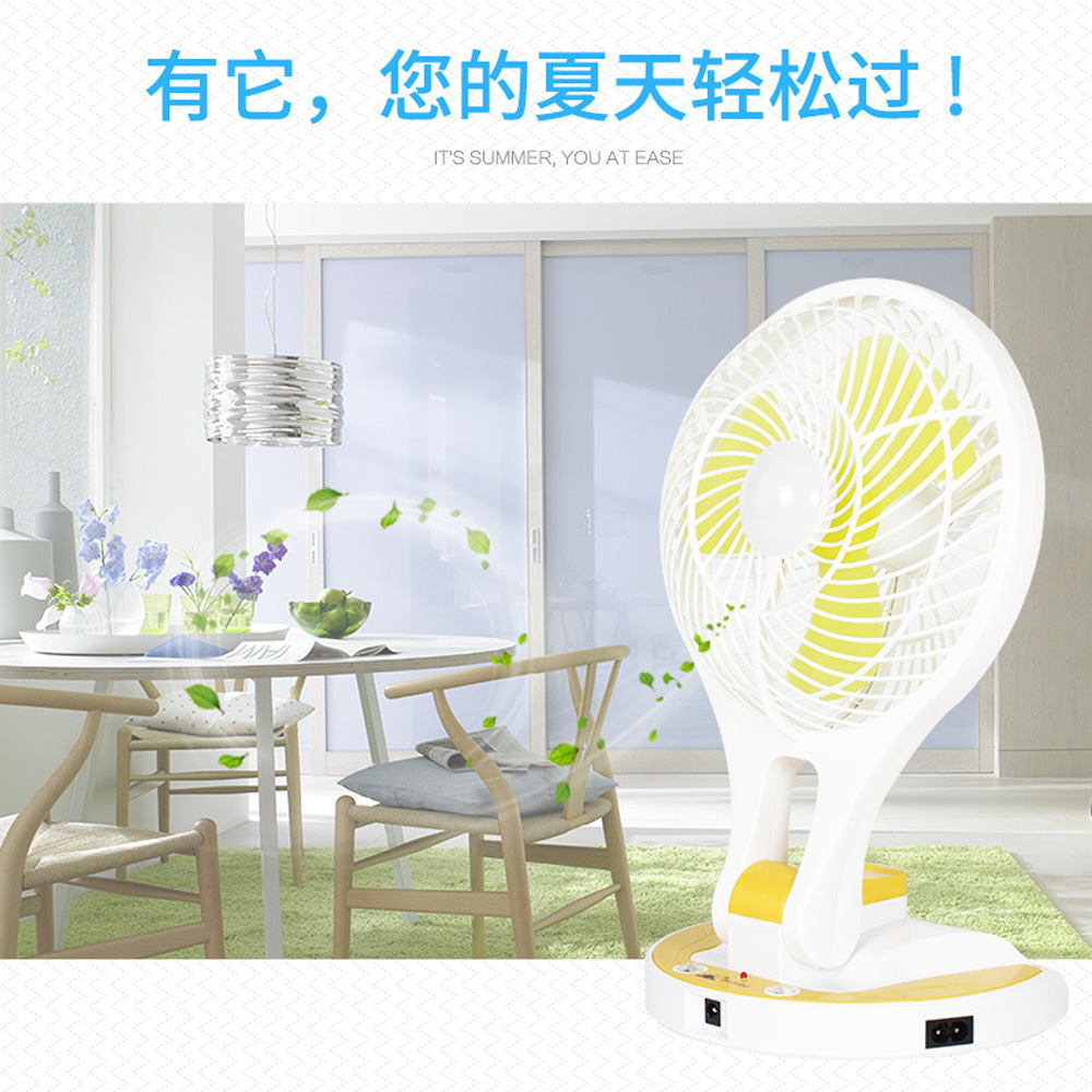 usb mini fan, foldable electric fan, cartoon portable desktop electric fan for home use details Picture