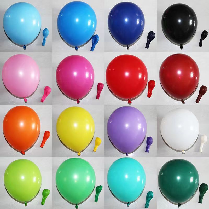 工厂批发10寸2.2g乳胶气球可用于求婚，派对，各大节日庆典