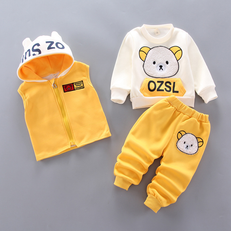 Children's clothing 2022 winter new children's clothing baby three-piece winter clothes for girls autumn boys suits Application Scenario
