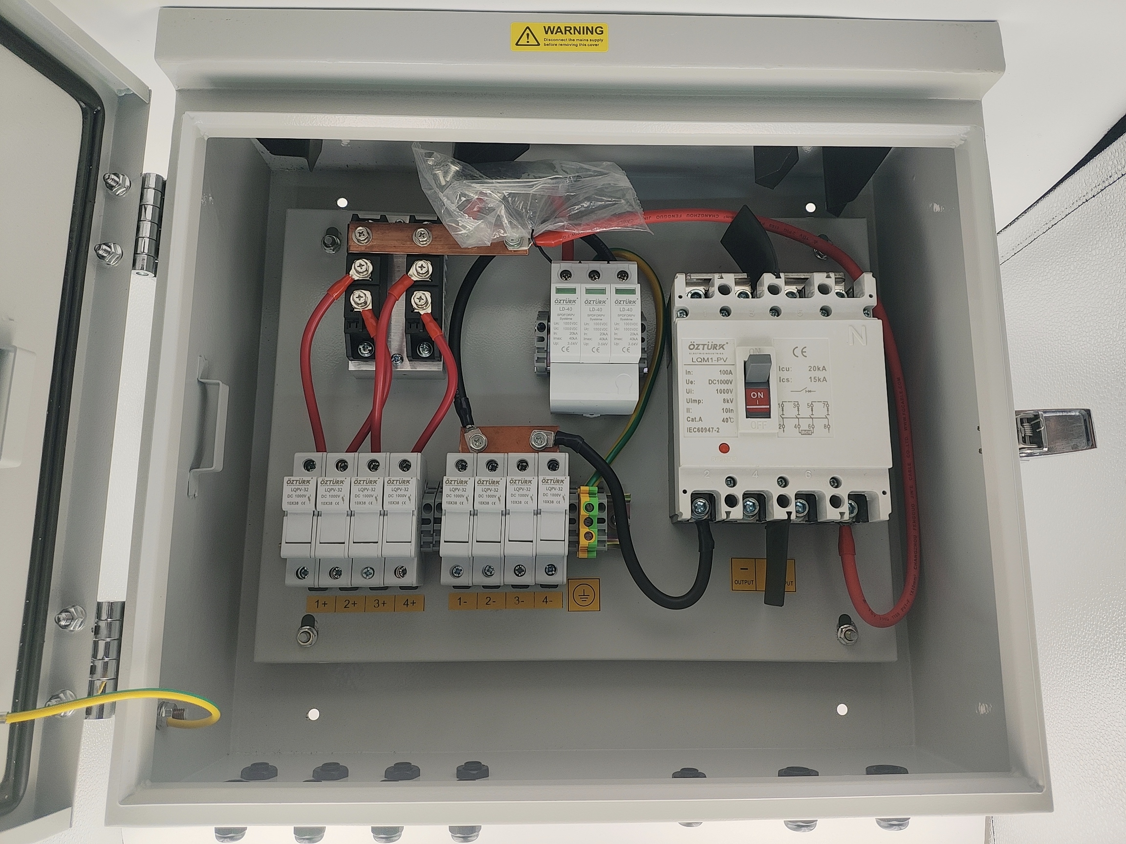 OZTURK PV combiner box details Picture