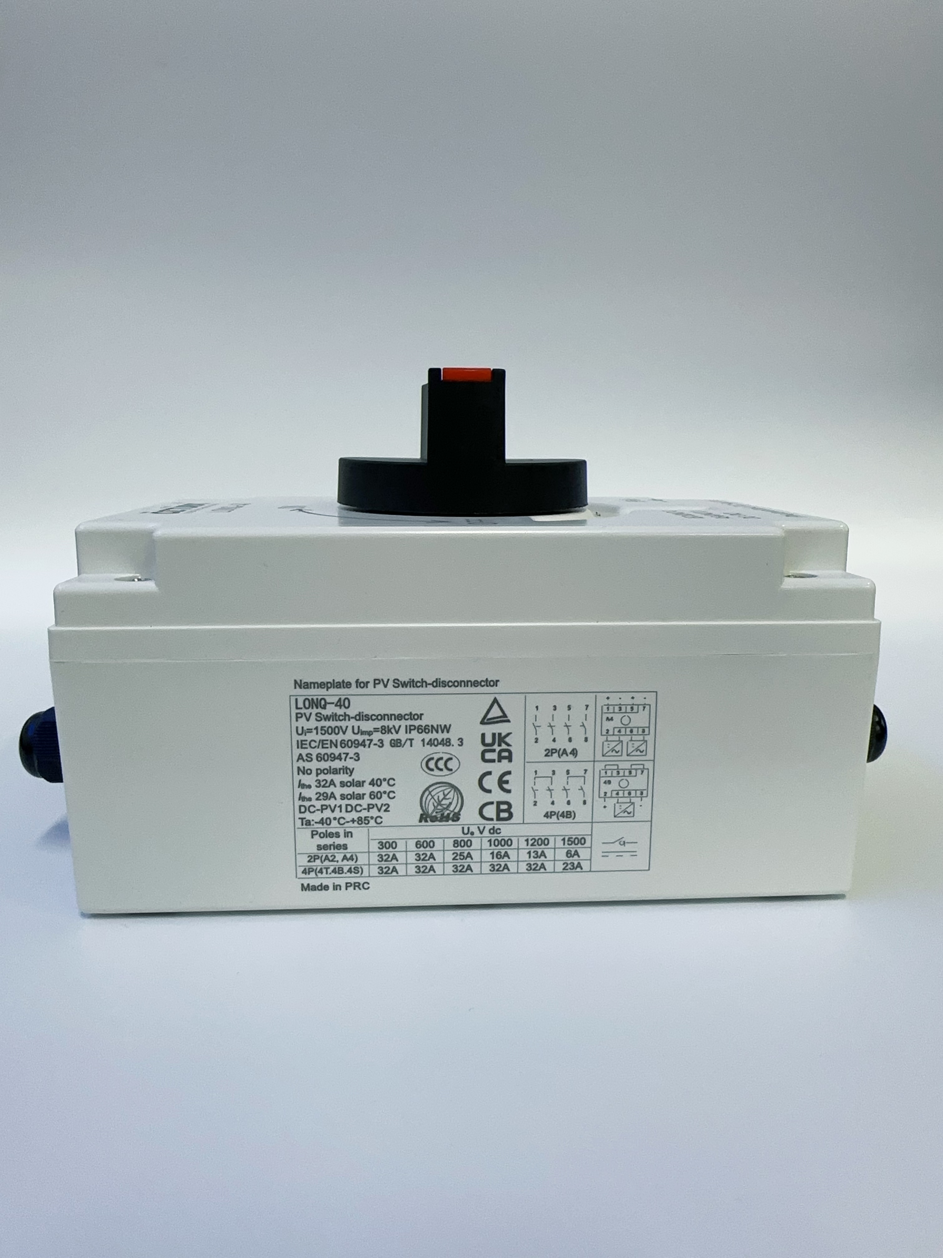 OZTURK photovoltaic disconnector LONQ-40 details Picture