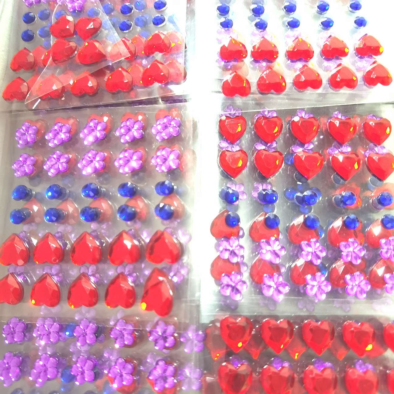 亚克力钻贴贴乐纸贴贴钻双面胶 冰箱贴手机贴指甲贴详情图3