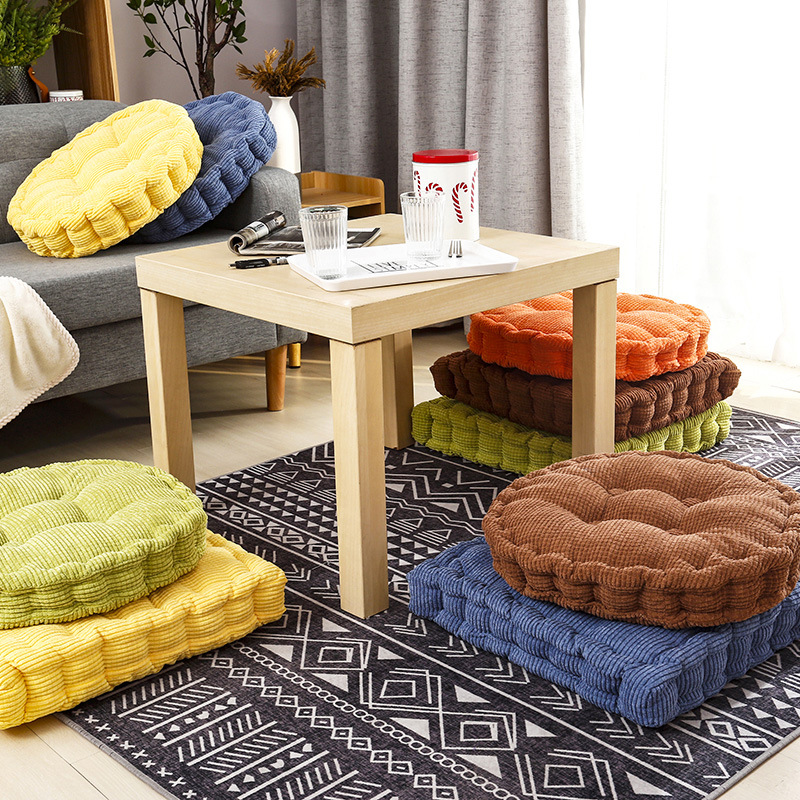 Thick cushion cushion home office bedroom floor chair cushion can be four seasons universal chair cushion buttocks lazy seat cushion details Picture