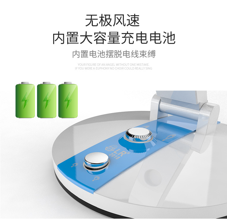 Multi-functional desktop mini folding charging fan, desktop usb wall-mounted home office, student dormitory night light pic 9