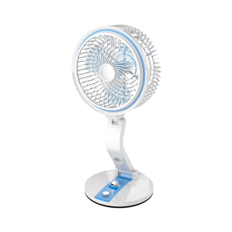 Multi-functional desktop mini folding charging fan, desktop usb wall-mounted home office, student dormitory night light