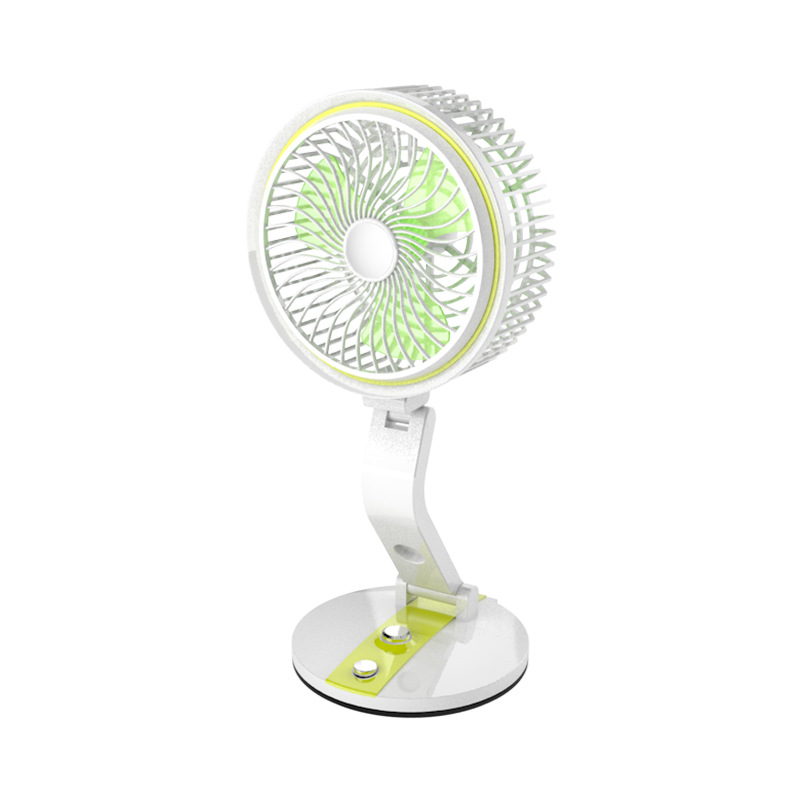 Multi-functional desktop mini folding charging fan, desktop usb wall-mounted home office, student dormitory night light details Picture
