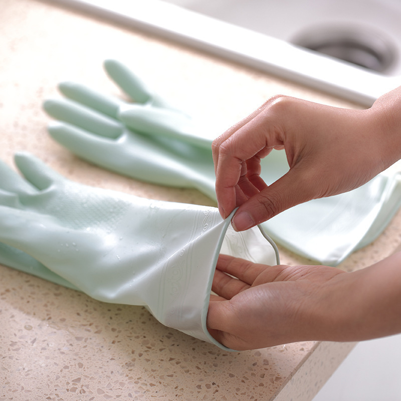 家务洗碗手套橡胶乳胶厨房清洁刷锅耐用洗衣服塑胶防水手套详情图2