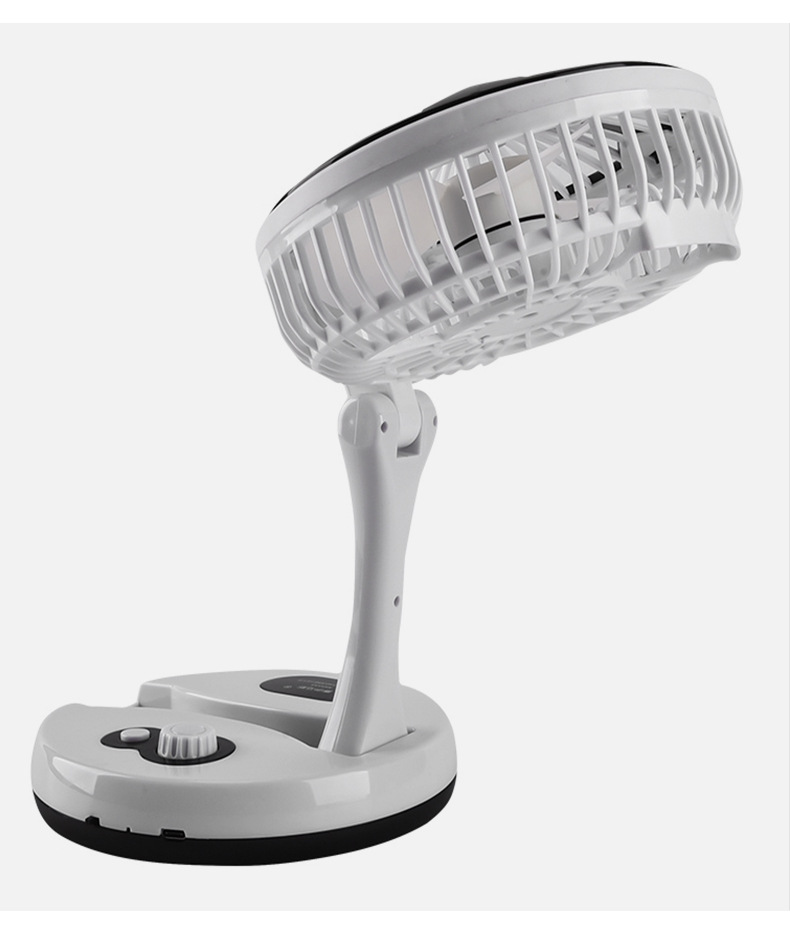 Folding fan, usb charging, extendable mini fan, portable outdoor travel, home night light, table-style fan pic 12