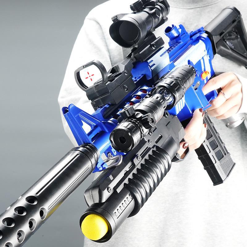 M416电动连发软弹儿童玩具枪男孩子机关枪玩具突击步枪吃鸡全详情图2