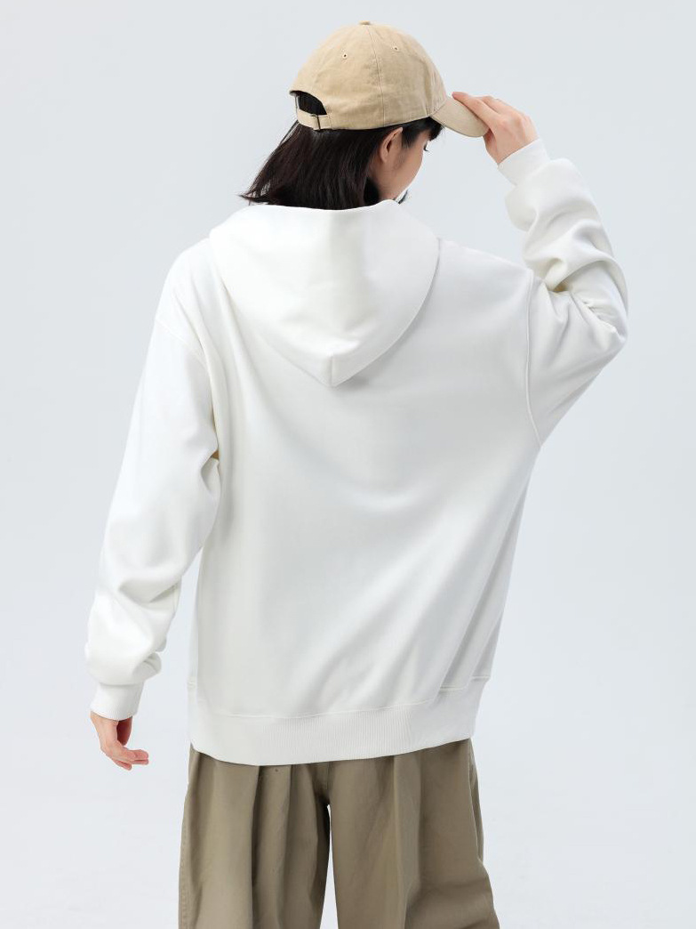 Manufacturers direct sales of heavy men and women plus fleece thick hoodie 2022 autumn and winter new hoodie women oversize Specification drawing