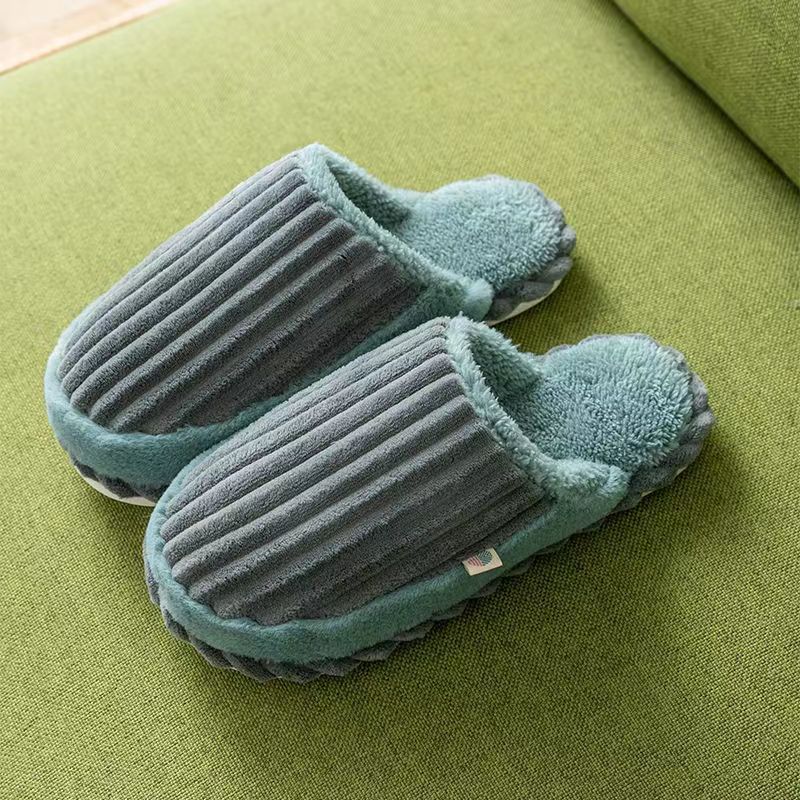 Autumn and winter new cotton slippers non-slip home indoor wooden floor soft bottom silent couples warm cotton slippers home Specification drawing