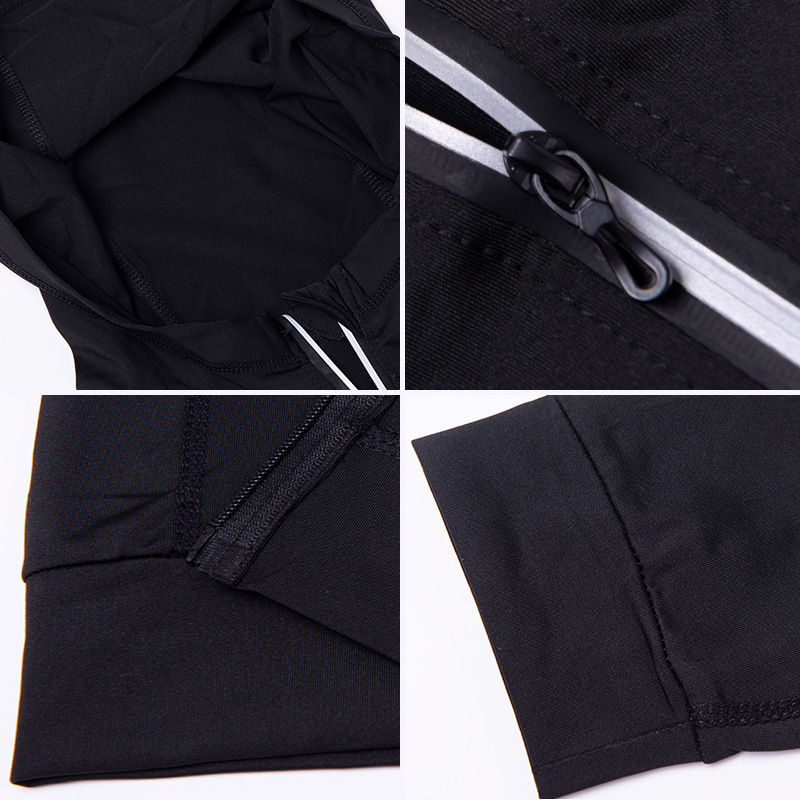 Gym sports running set men's breathable quick drying fitness wear night run five sets of tight long-sleeved training clothes Application Scenario