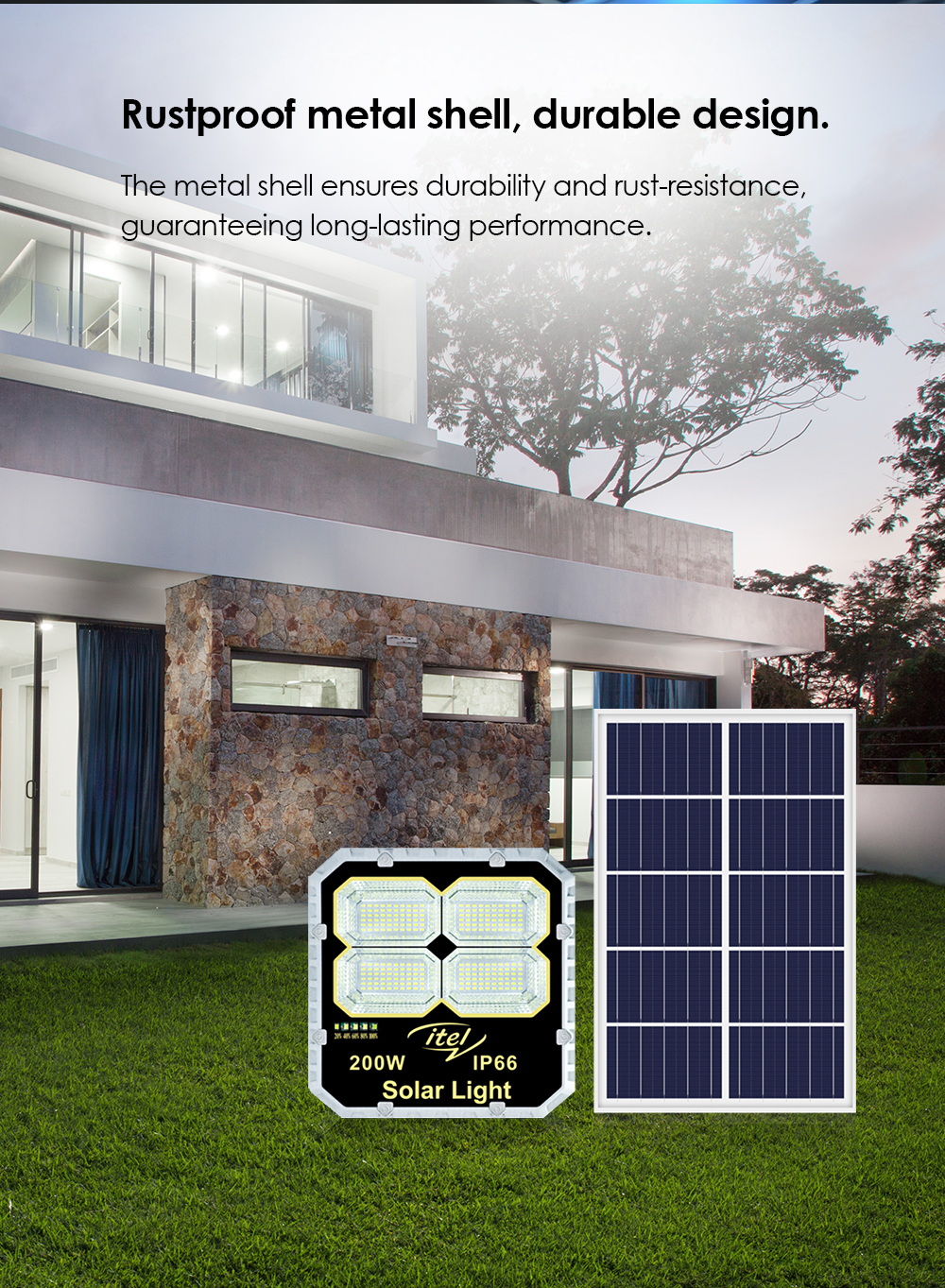 Solar Floodlight Iec-Ma200 Application Scenario
