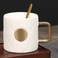 波纹潮流星巴风学院大学风马克杯创意浮雕个性铜牌咖啡杯子图