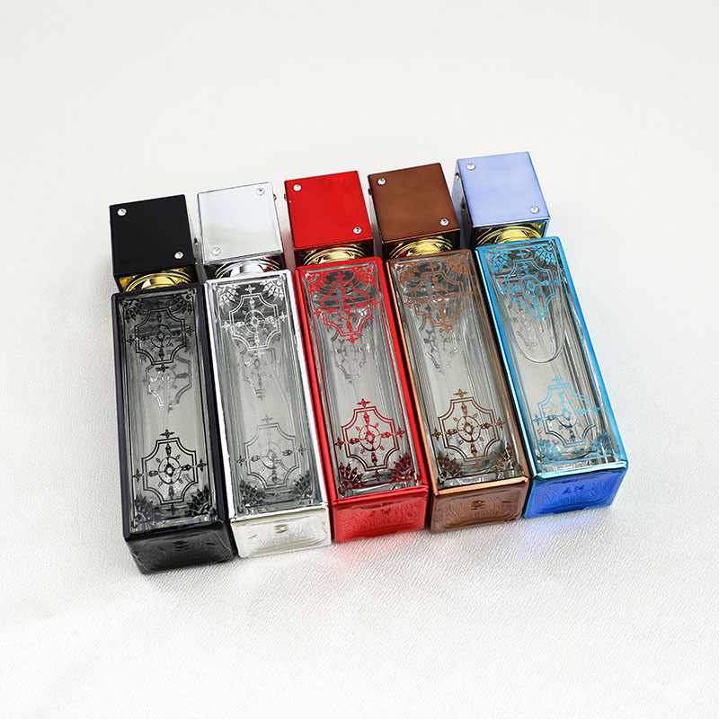 Manufacturer wholesale perfume dispensing bottles, high-end portable 50ml sample spray bottles, high-grade glass empty bottle sprayers