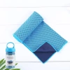 Summer heatstroke prevention cool towel, cold sports towel, quick-drying and cooling cool towel, yoga gym ice towel can be customized with logo. Standard size: 30*90cm, high-elastic silk edge, 50% cold silk, high-end Application Scenario