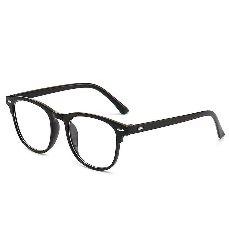 防蓝光眼镜框网红时尚米钉平光镜 可配近视韩版素颜眼镜详情图4