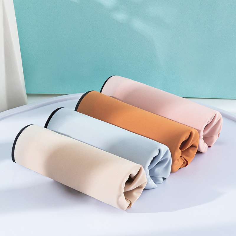 [High quality] Summer new cooling ice silk underwear mid-waist breathable seamless cotton crotch women's briefs Application Scenario