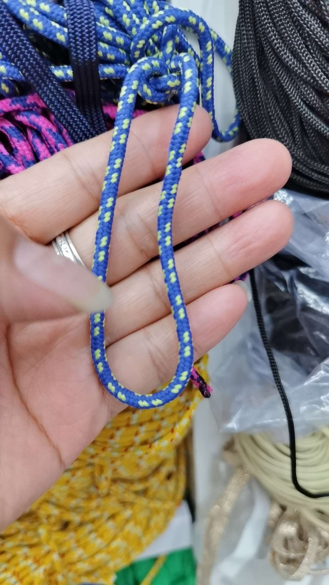 厂家直销 花绳编织绳手机挂绳服装配件绳手工DIY绳详情图5