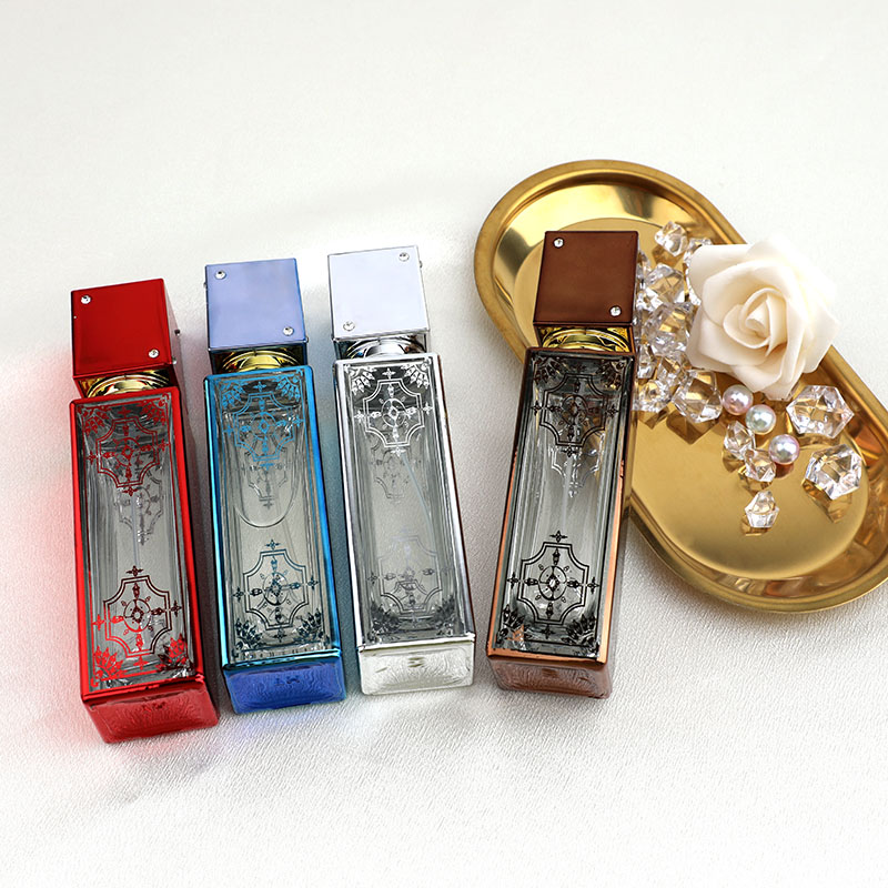 Manufacturer wholesale perfume dispensing bottles, high-end portable 50ml sample spray bottles, high-grade glass empty bottle sprayers details Picture