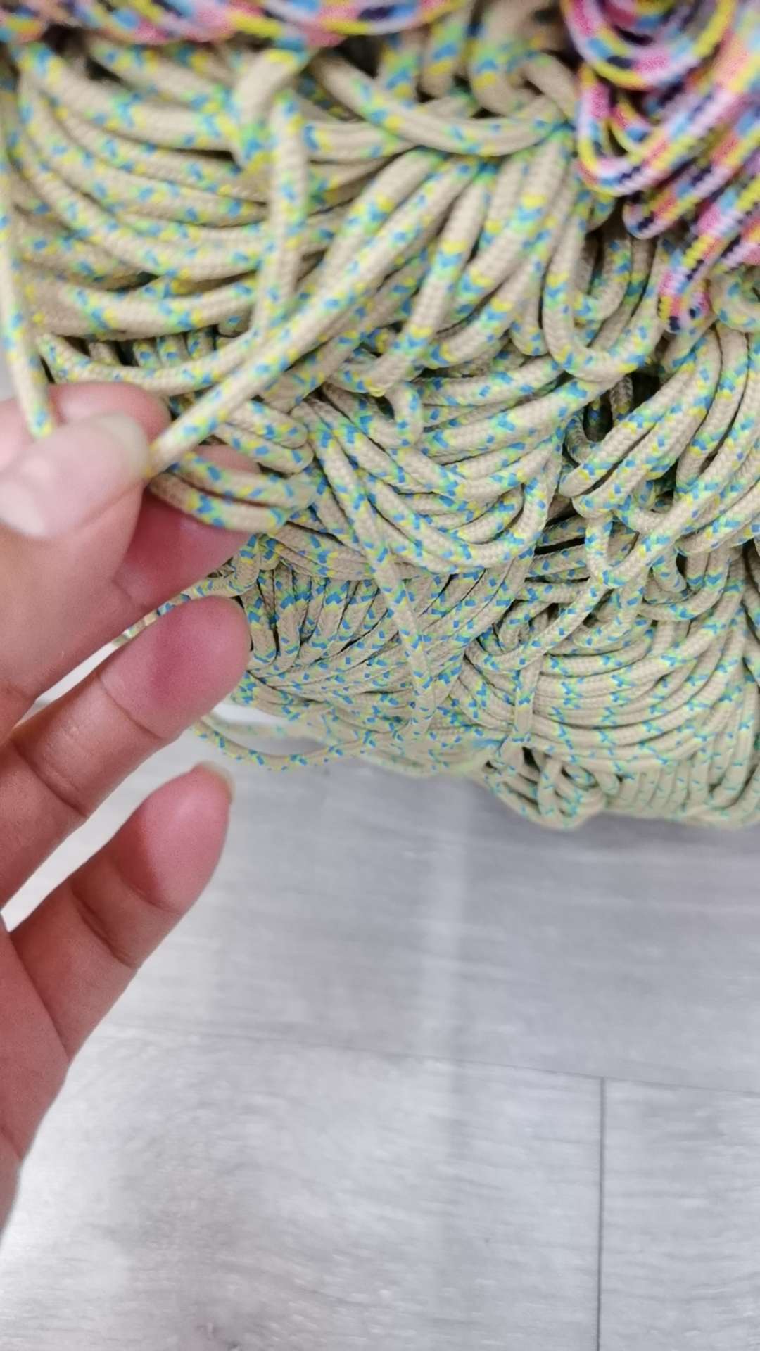 厂家直销 花绳编织绳手机挂绳服装配件绳手工DIY绳详情图10