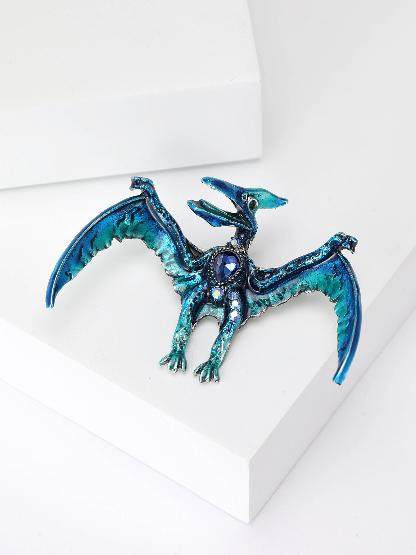 Ziyang Accessories 2023 New Chinese-style oil Dragon brooch, high-end women's personalized and fashionable brooch, elegant brooch, coat cardigan with accessories Factory direct sales Specification image