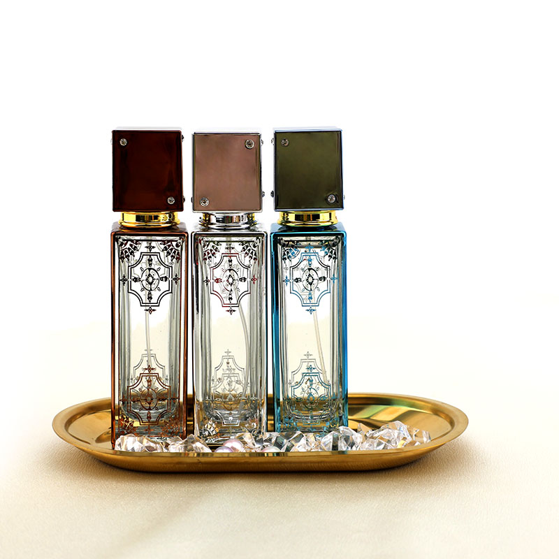 Manufacturer wholesale perfume dispensing bottles, high-end portable 50ml sample spray bottles, high-grade glass empty bottle sprayers Specification image