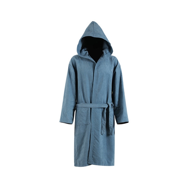 Double-sided fleece bathrobe, ultra-fine fiber changing cape, surfing suit, moisture-absorbing and quick-drying, light and portable, plain hooded bath towel, home swimming bathroom hooded bathrobe, sports quick-drying coat, duet, wearable bath towel detail image 9