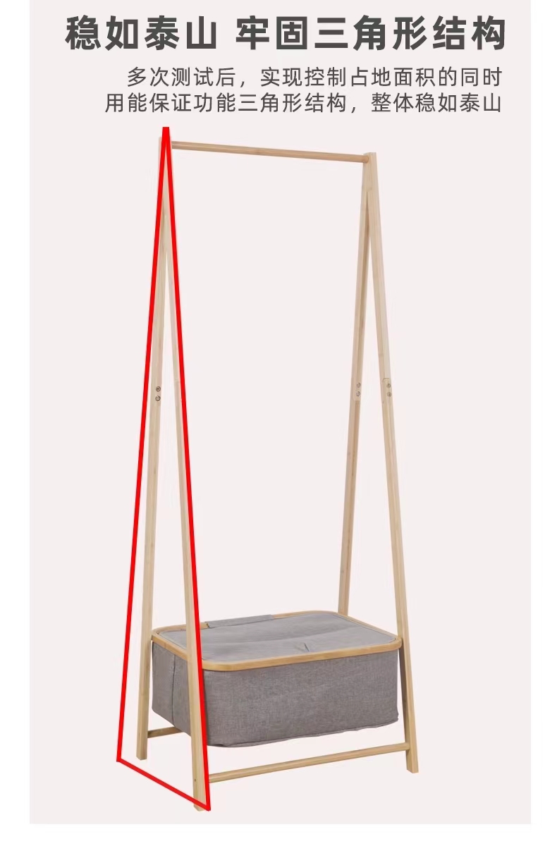 Floor-standing clothes drying rack, bedroom hanging rack, modern internet-famous household coat rack, simple balcony storage rack pic 4