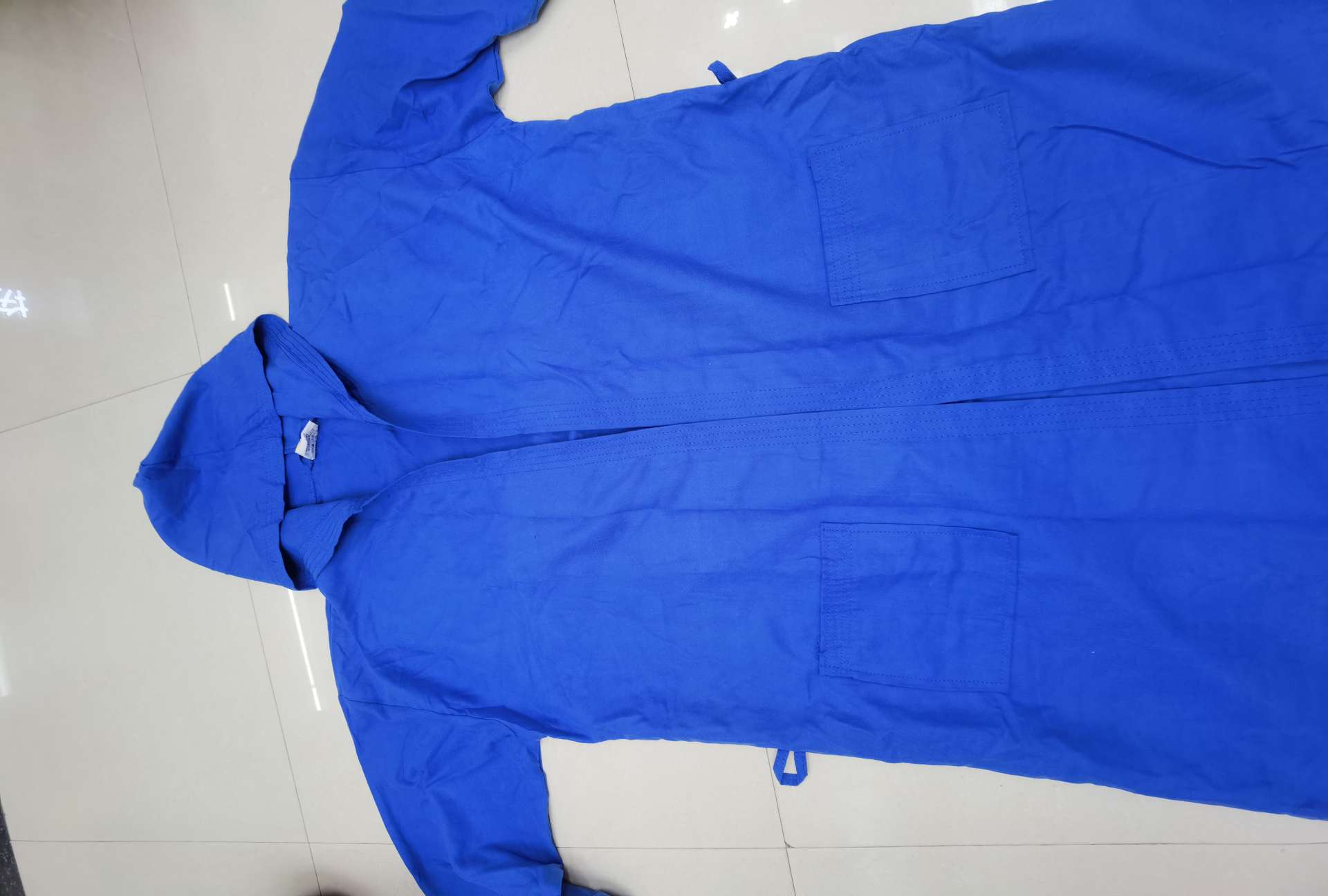 Double-sided fleece bathrobe, ultra-fine fiber changing cape, surfing suit, moisture-absorbing and quick-drying, light and portable, plain hooded bath towel, home swimming bathroom hooded bathrobe, sports quick-drying coat, duet, wearable bath towel detail image 7