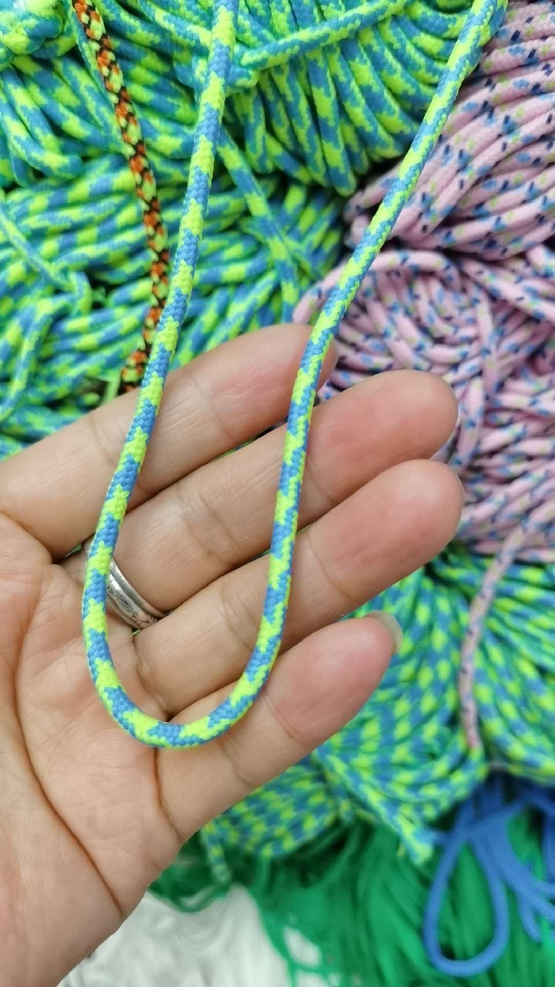 厂家直销 花绳编织绳手机挂绳服装配件绳手工DIY绳详情图2