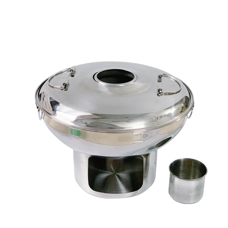 DF99732 stainless steel charcoal fire boiler Traditional hot pot dry ice hot pot Milk tea dessert hot pot Outdoor alcohol pot DF TRADING HOUSE Application Scenario