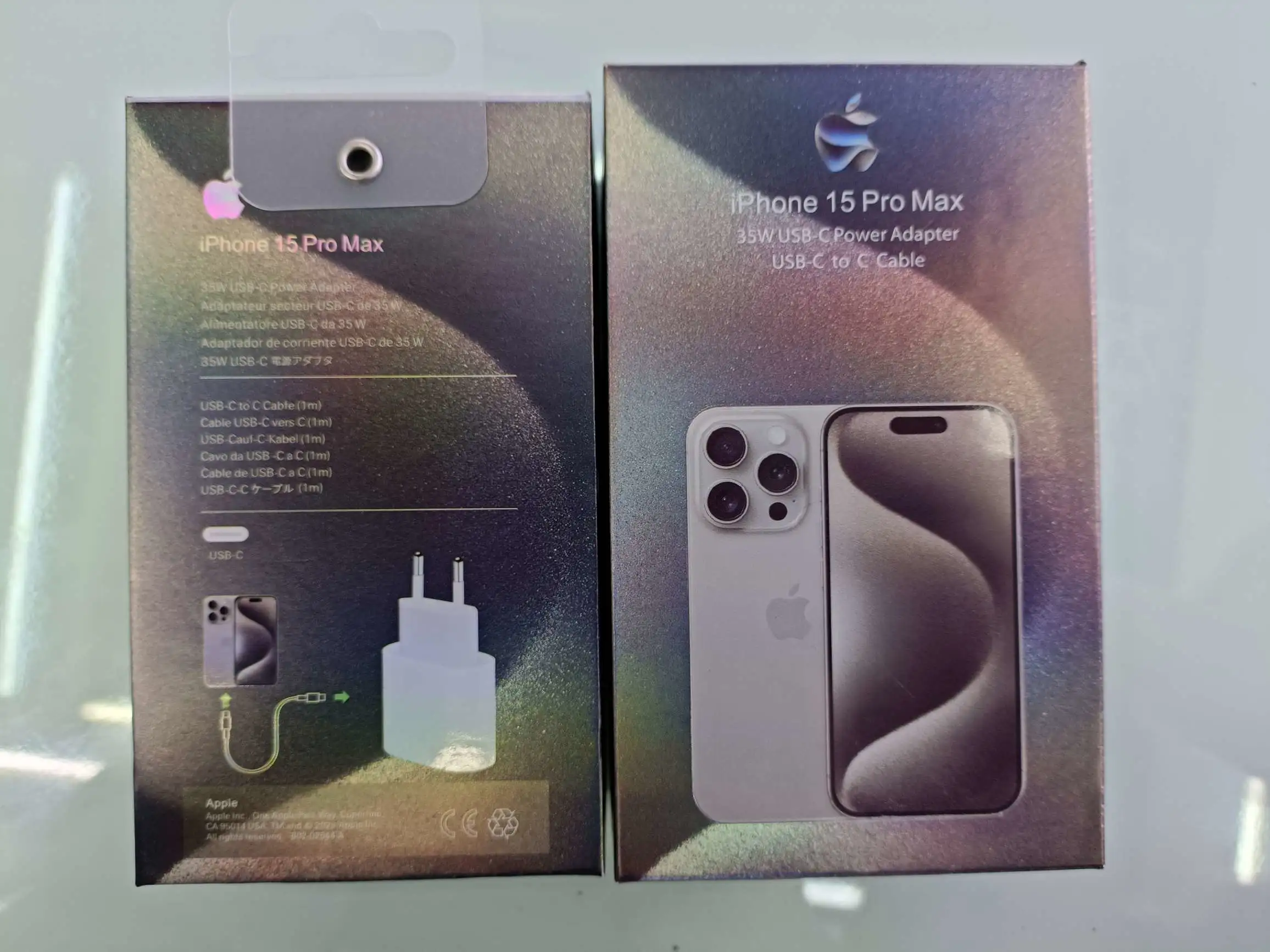 IPhone 15 charger with data cable set, dual-head Type-C charger cable detail image 2