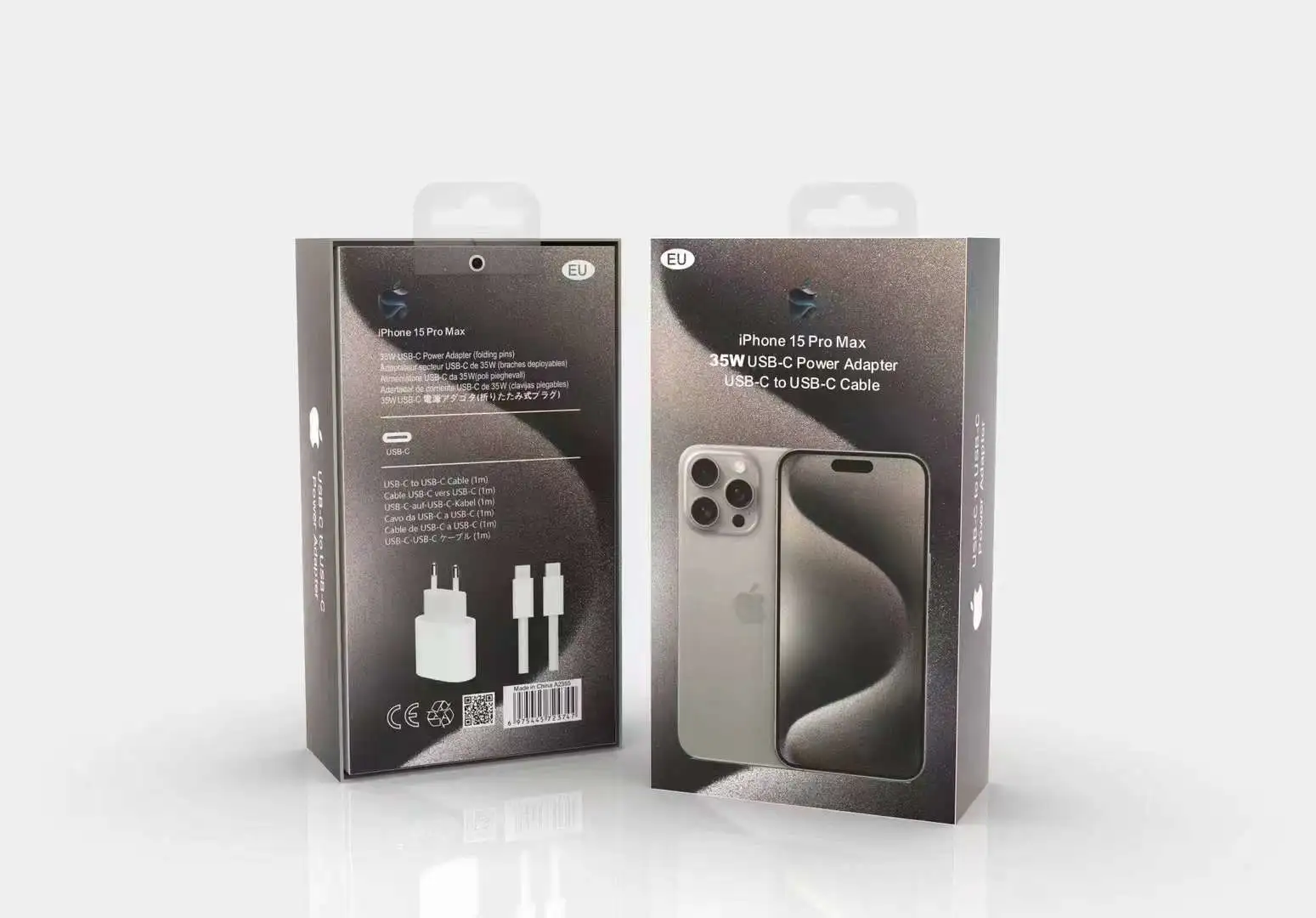IPhone 15 charger with data cable set, dual-head Type-C charger cable detail image 8