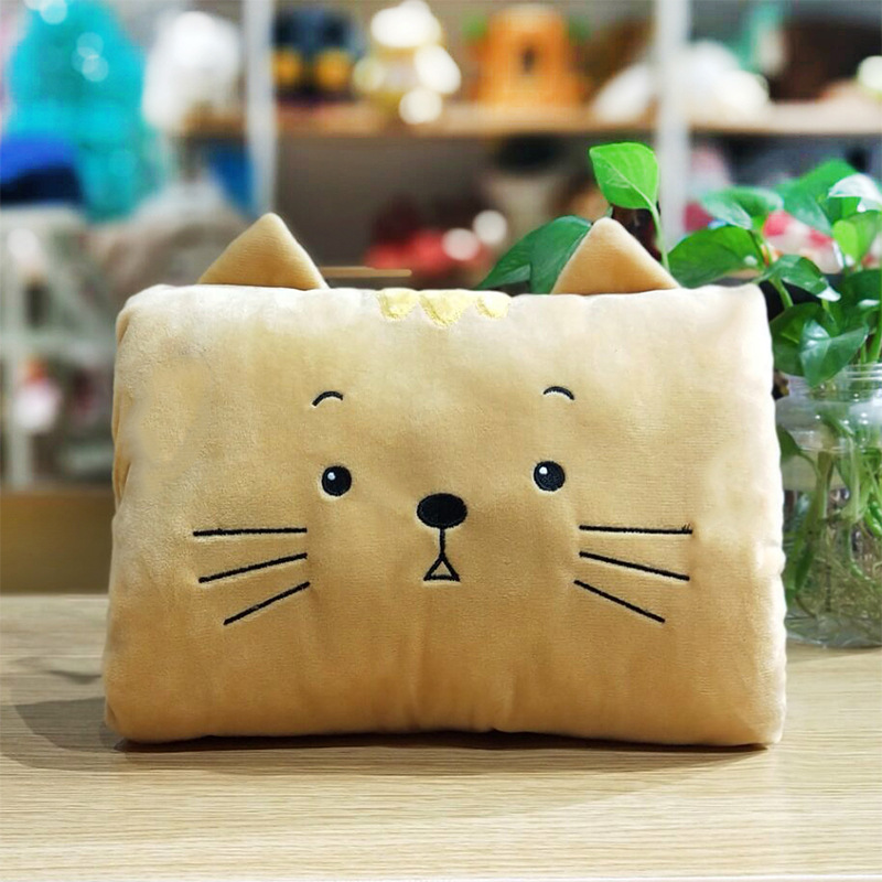 水晶绒毛绒护枕记忆棉太空棉超柔毛绒靠枕保暖手套暖手宝护套详情2