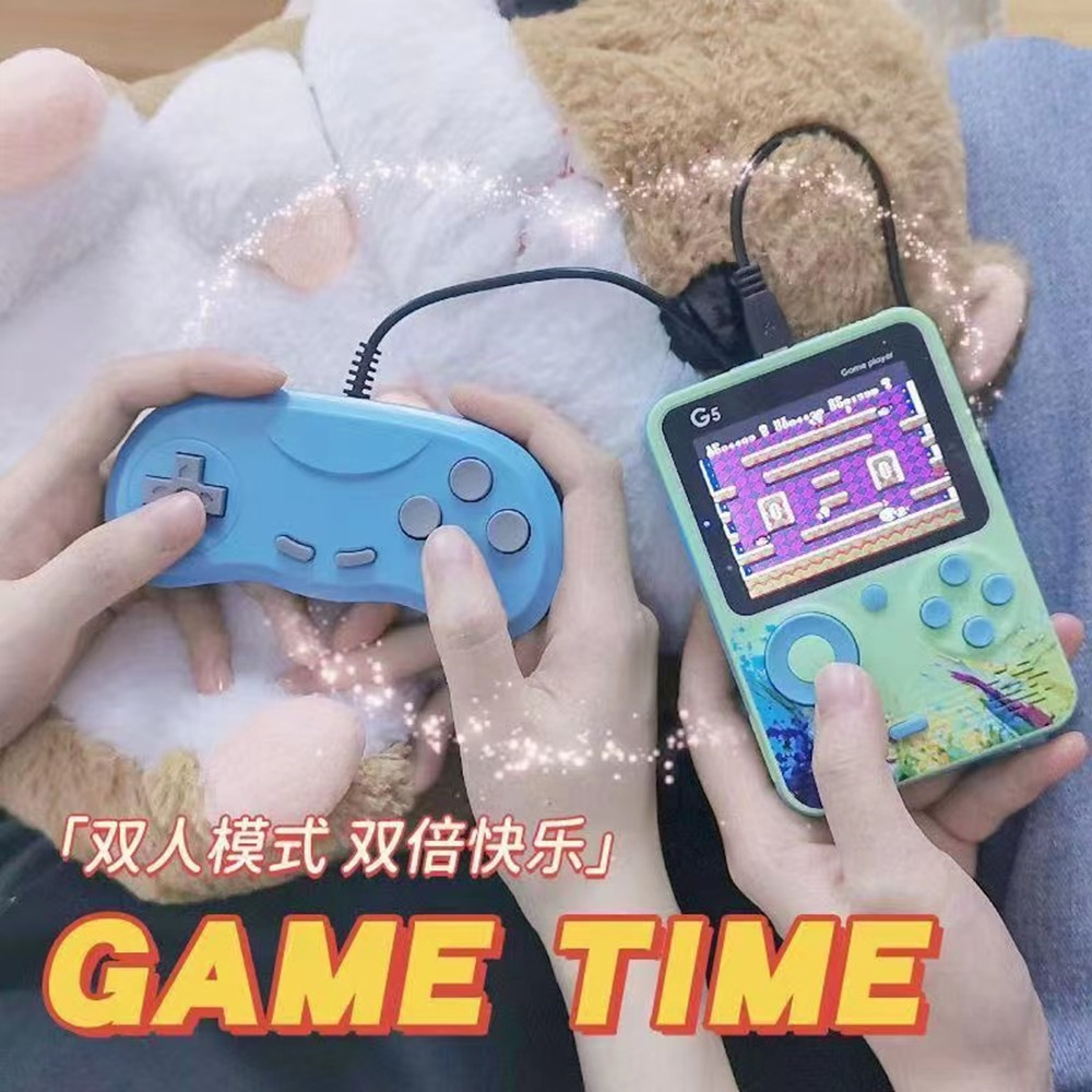 G5S便携式 掌上游戏机经典500合1双人童年怀旧超级玛丽大屏幕充电详情3