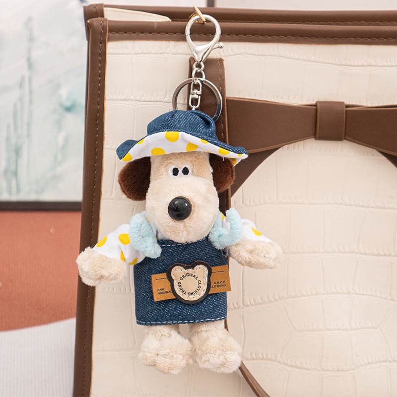 Girls, puppies, cartoon animals, plush toys, children's cartoon cotton-filled cards, plush dolls through home, children's toys, throw pillows Specification image