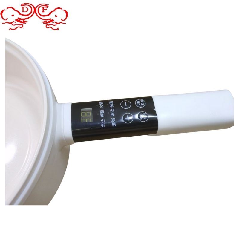DF68119 electric cooking pot Multi-functional home student dormitory hot pot non-stick frying intelligent 2L integrated pot DF TRADINGHOUSE Specification drawing