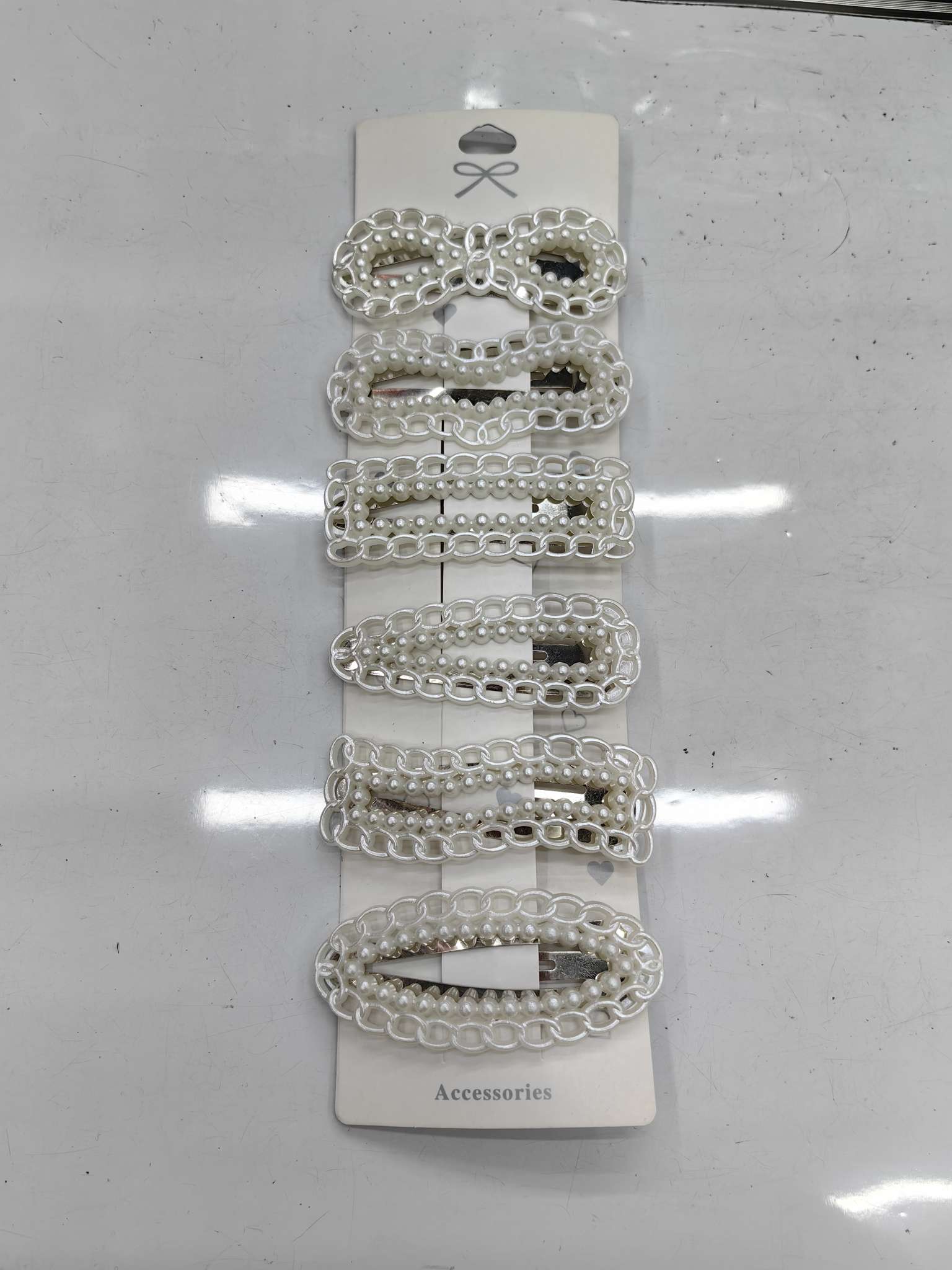 韩版复古漂亮美丽大方夹子链条6件套婷婷饰品352787