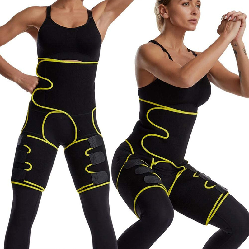 三合一束腰带腰部和大腿训练塑身裤收腹提臀塑身衣运动腰带详情图1