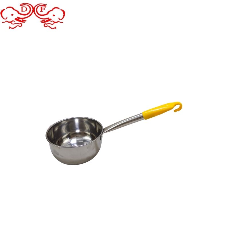 DF68382 stainless steel water spoon thickened, precisely welded, non-magnetic water spoon, kitchen water spoon, soup spoon, porridge spoon, extended ladle, DF TRADINGHOUSE Specification image