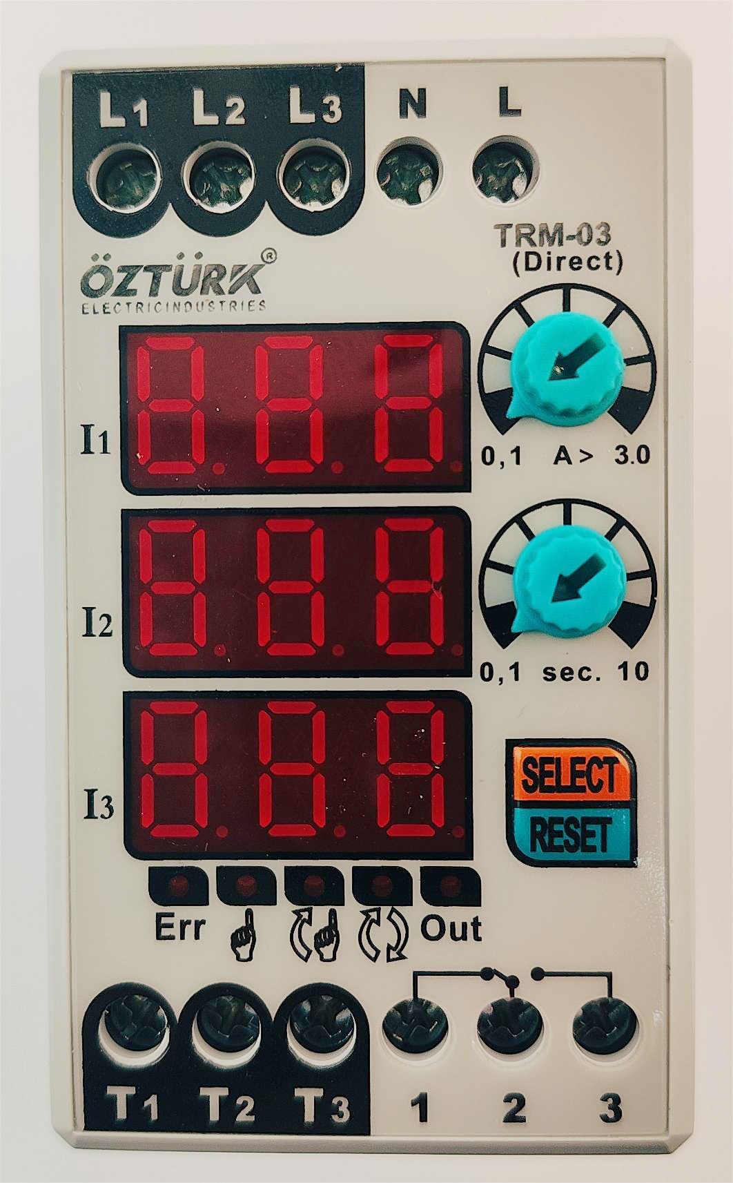 OZTURK数字过载继电器TRM-03图