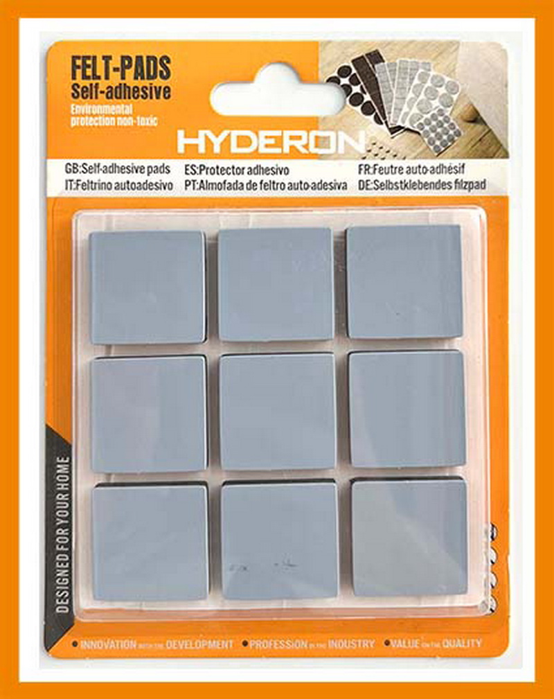 Huidelong Hardware [Factory Direct Sale] Sliding bottom Table Foot Mat Furniture foot mat Floor Protection 25*25mm pic 3
