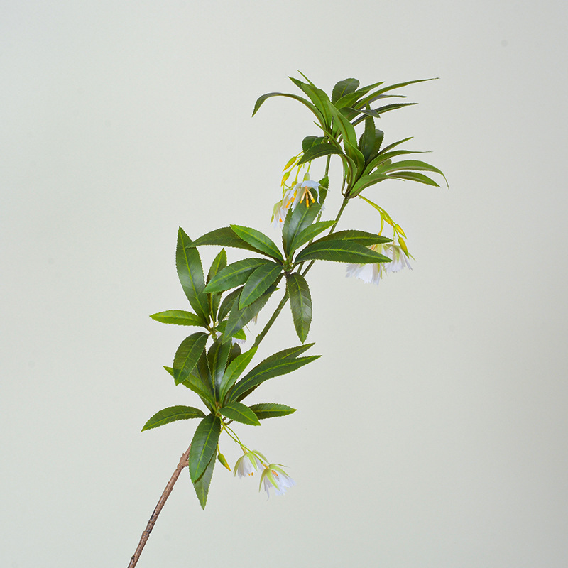 仿真水石榕花新中式禅意绿植手感树叶插花树叶造景叶片假花绿植物详情4