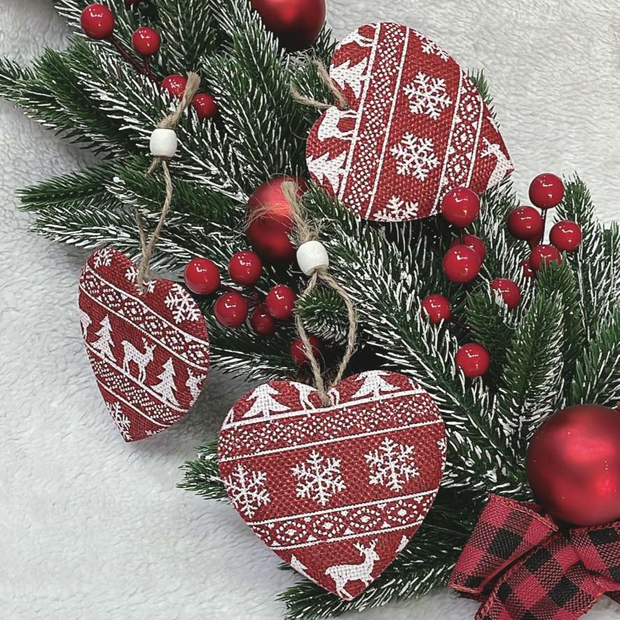 6个装布艺挂件圣诞树装饰详情图3