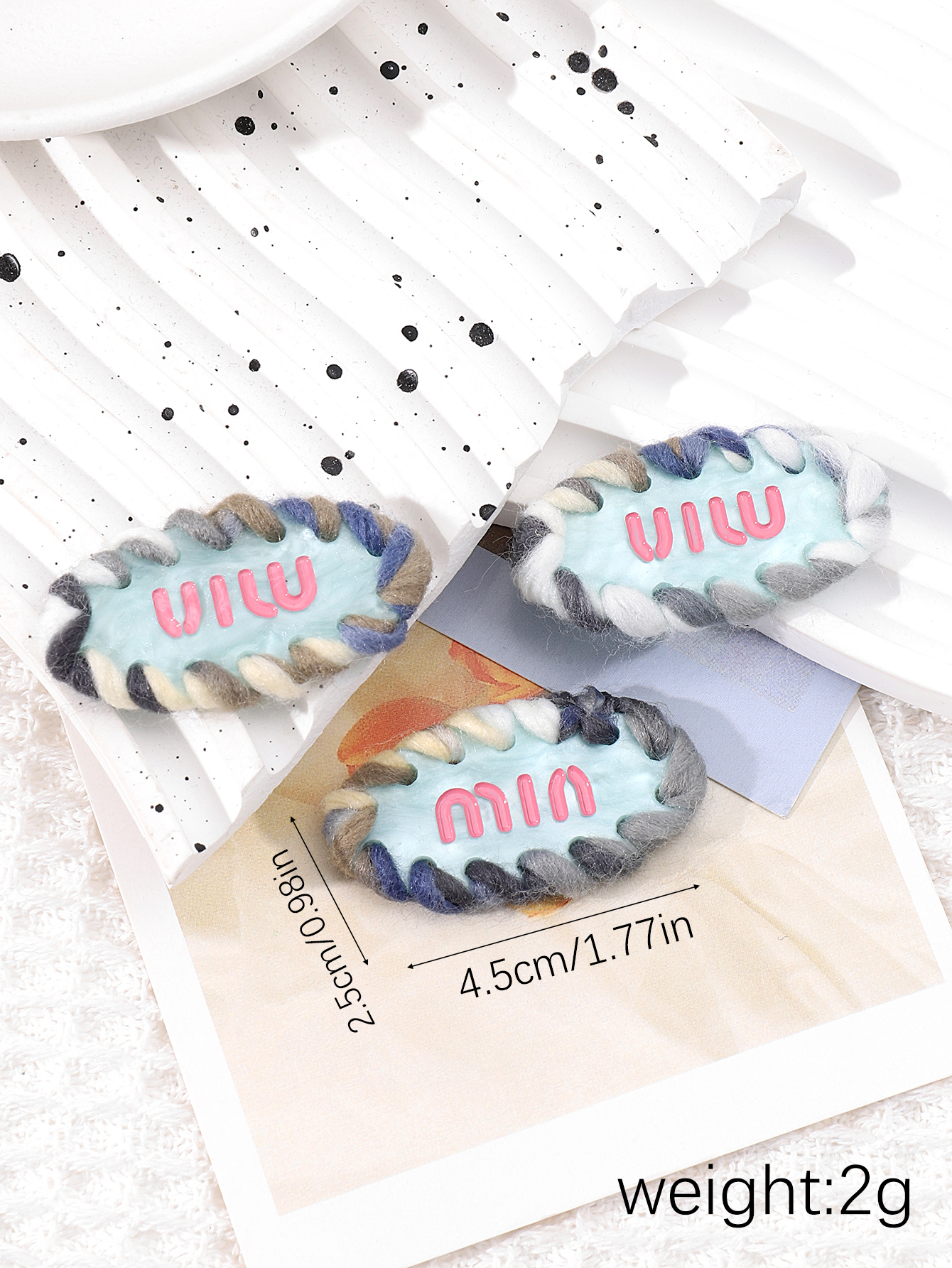European And American Fashion Niche Design Wool Felt Hairpin Fresh And Sweet Daily Commute Accessories Fairy Essential Side Clip Application Scenario