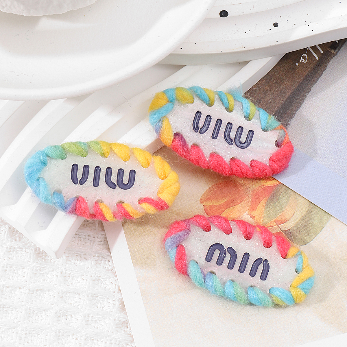 European And American Fashion Niche Design Wool Felt Hairpin Fresh And Sweet Daily Commute Accessories Fairy Essential Side Clip