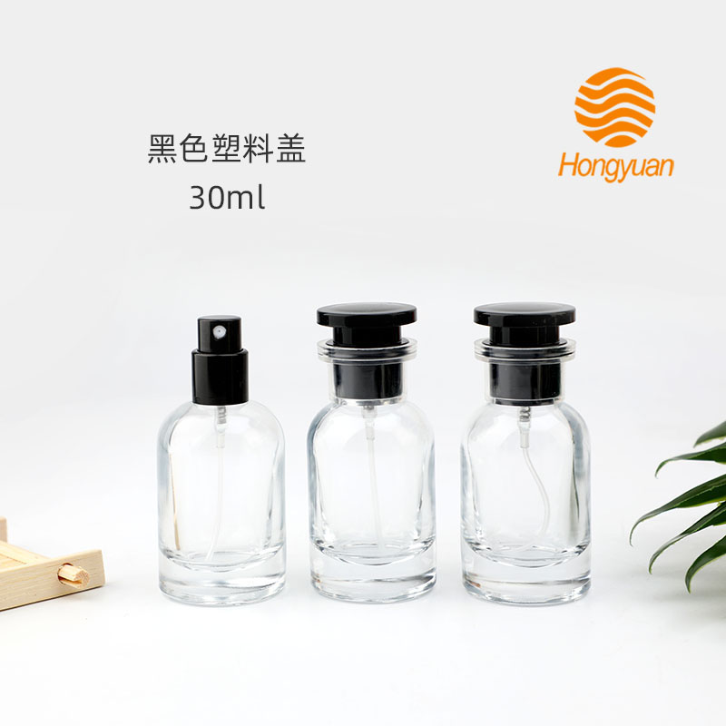Manufacturers Wholesale Classic Spot 30Ml Perfume Bottle Travel Dispenser Cylindrical Spray Bottle Sample Perfume Glass Bottles details Picture