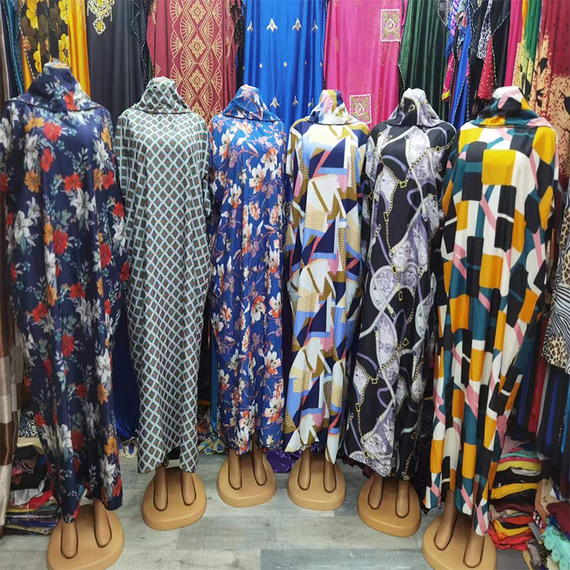 African Women's Abaya Arab Women's Middle East Prayer Abaya Loose Plus Size Hw126