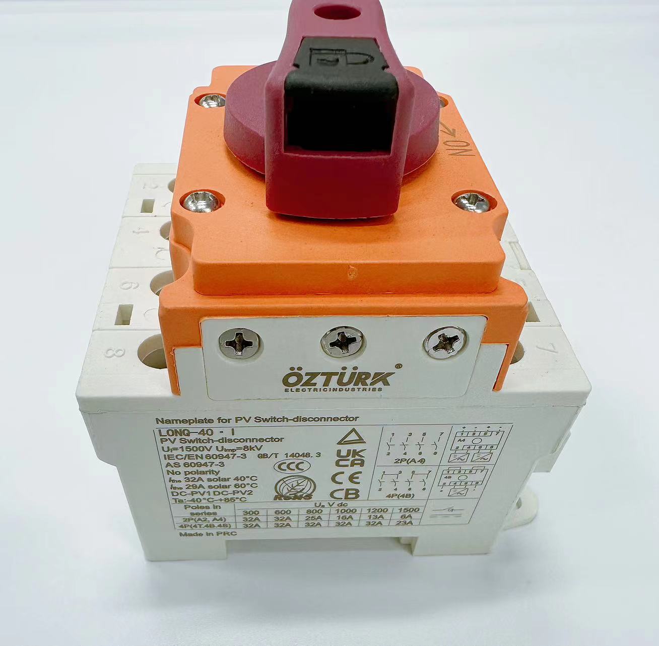 OZTURK photovoltaic disconnector LONQ-40-1